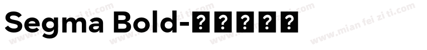 Segma Bold字体转换